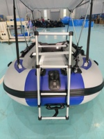 Bateau gonflable de 330 cm, 360 cm, 380 cm pour 4 personnes, pour la plongée dans les lacs, les rivières, la mer en haute mer