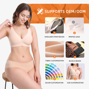 Sujetadores sin costuras para mujer, sujetadores sin aros, sujetador minimizador con contorno de leopardo, sujetador de uso diario, sujetador invisible cómodo y moldeador - Product Image 5