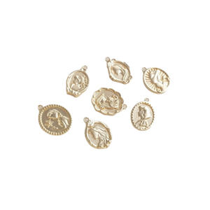 Préservation de la couleur 14K avec de l'or véritable, un pendentif de collier DIY mettant en scène la princesse fugitive Cindy <span class=keywords><strong>Elsa</strong></span>, Jasmine Blanche-Neige, Do - Product Image 5