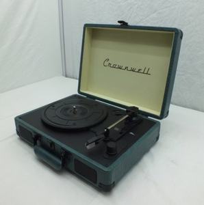 Tourne-disque <span class=keywords><strong>vinyle</strong></span> rétro multifonction portable, lecteur de musique, son stéréo haute fidélité, tourne-disque en bois de qualité supérieure pour - Product Image 3