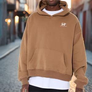 Sudadera con Capucha de Forro Polar para Hombre, Corte Regular, Estilo Urbano, Tejido Grueso, OEM, Deportiva, Cálida, Transpirable, Venta al Por Mayor - Product Image 2