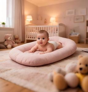 Custom Solid Color Baby <b>Nest</b> Lounger Removable Washable Newborn Co Sleeper Bed Infant <b>Sleep</b> <b>Nest</b> - Product Image 6