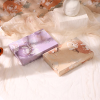 Großhandel Chinesische Pfingstrosen-Muster Luxus-Geschenkbox Leere Box für Kaschmir-Schal Seidenschal Pyjamas und Kleidungsverpackung