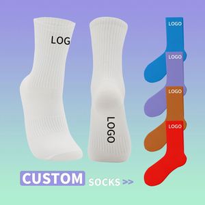 Quality Athletic White Black Ankle Gym Socken Cotton Quarter Crew Logo Custom Design Men Sports <b>Socks</b> - Product Image 1
