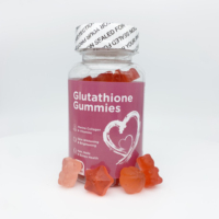 Compléments alimentaires à base de collagène et de L-glutathion pour éclaircir la peau, gommes à mâcher à base de plantes, 60 unités, qualité supérieure pour les soins de la peau des adultes