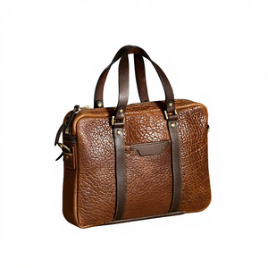 BS INTERNATIONAL – Sacoche pour ordinateur portable en cuir véritable, design multifonctionnel, coréenne, imperméable, écologique, durable, antichoc, grande capacité - Product Image 2
