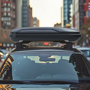 Logo personnalisé 300L 400L 500l SUV Porte-bagages de toit universel <span class=keywords><strong>Coffre</strong></span> de toit de voiture en ABS pour le <span class=keywords><strong>camping</strong></span> Rangement pour <span class=keywords><strong>coffre</strong></span> monté sur le toit - Product Image 6