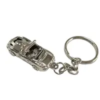 יצרן אספקת זול OEM מפתח שרשרת מתכת כסף מצופה מתכת Keychain אבץ סגסוגת מפתח טבעת לחיי היומיום