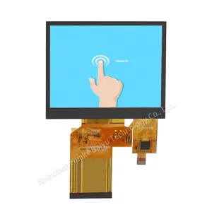 TFTLCDタッチスクリーン320x240RGBカスタマイズされた高輝度3.5 "TFTLCD54ピンインターフェイス3.5インチタッチディスプレイ3.5インチOEMFPC