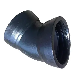 ISO2531 EN545 FBE Coated Ductile iron Double socket bend /elbow