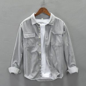 FLN all'ingrosso di alta qualità produttori di abbigliamento personalizzato manica lunga <span class=keywords><strong>camicia</strong></span> da <span class=keywords><strong>uomo</strong></span> Streetwear <span class=keywords><strong>camicia</strong></span> di <span class=keywords><strong>velluto</strong></span> a <span class=keywords><strong>coste</strong></span> - Product Image 3