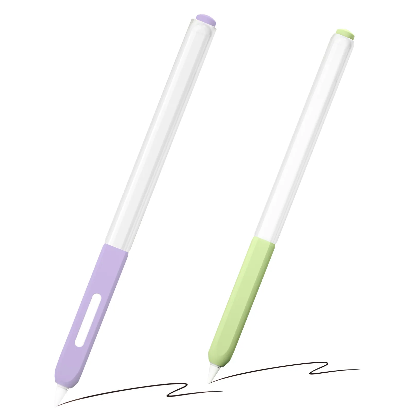 New Lightweight Silicone Case for Apple Pencil 2nd Generation Protective Tip Holder for iPad Pencil 2 Stylus Stylus Case