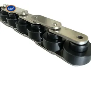 automation free flow chain conveyor steel material with double speed roller chain