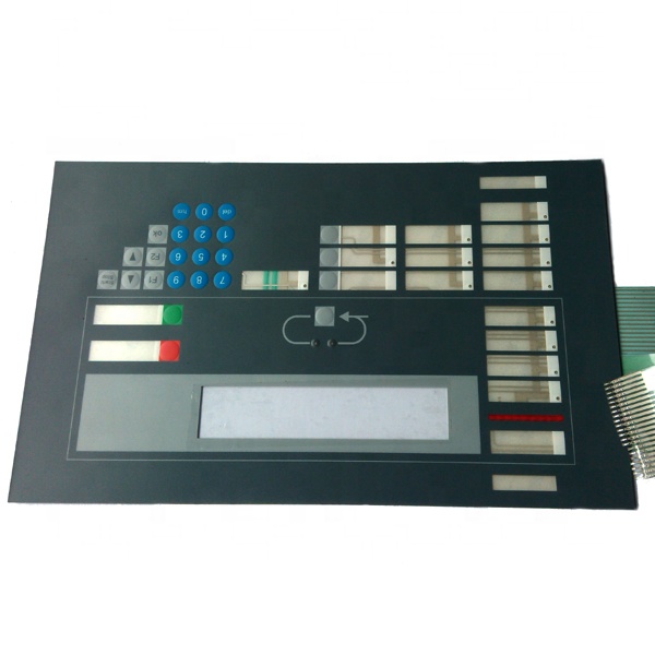 Возможно изготовление на заказ со вставкой карты Тип LED мембранный переключатель клавиатуры
