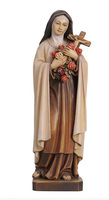 Statue en résine de Sainte Thérèse de la Petite Fleur de Jésus, Sainte Thérèse, sainte catholique