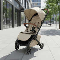 Poussette de voyage pliable et portable pour bébé, homologuée EN1888 et conforme à la norme BS6020, en tissu, pour 0 mois à 3 ans, cadre en alliage d'aluminium, charge de 22 kg