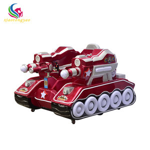 Coche de Juguete Eléctrico de Alta Calidad para Niños, Tanque de Batalla Láser de Fibra de Vidrio, Velocidad de 6-16 km/h para Entretenimiento al Aire Libre y Compras - Product Image 2