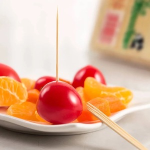 Junda Bamboo Toothpicks 6.5Cm Double-Ended Disposable Pack Of 100 200 For Household Hotel Restaurant Use - Product Image 3