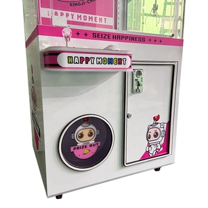 Nueva Máquina Recreativa Comercial <span class=keywords><strong>de</strong></span> Grúa <span class=keywords><strong>de</strong></span> Garras Rosa para 4 Jugadores, Operada con Monedas, Estilo Gachapon <span class=keywords><strong>de</strong></span> Dos Niveles - Product Image 4