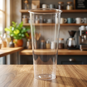 Vaso de PP Transparente de Pared Simple XDJ, 90 mm de Diámetro, 660 ml, para Bebidas - Product Image 2