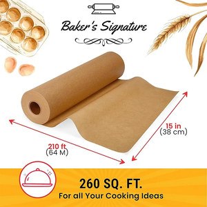 Papier parchemin de cuisson de cuisine blanc personnalisé 30*40cm 40*60cm de qualité alimentaire sulfurisé silicone résistant à l'huile papier pour barbecue - Product Image 2