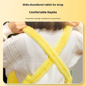 Toptan sevimli arı moda Polyester fermuar evcil hayvan taşıyıcı sıcak sonbahar kış kalınlaşmış açık köpek yatağı kedi Pet yatak sırt çantası - Product Image 3