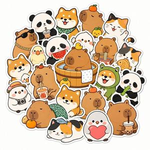 Autocollants décoratifs amusants et mignons pour animaux de compagnie, dessins animés, pour jouets, papeterie, guitares, téléphones, trousses à crayons et livres - Product Image 2
