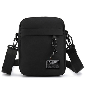 Men's Crossbody Bag Oxford Cloth Black Fashionable Chest Bag For Leisure Travel - Product Image 3
