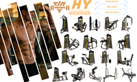Équipement de musculation professionnel pour la musculation des pectoraux, machine de musculation avec fonction de musculation pour la musculation et la remise en forme à domicile