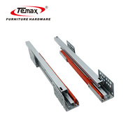 Glissières de tiroir motorisées modernes Temax, en acier fin, à fermeture douce, pour meubles de placard, chambre à coucher, cuisine, hôtel
