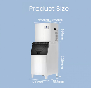 Machine à glaçons commerciale de 1000 kg, glaçons en cubes, meilleur design commercial pour les restaurants, les bars et les commerces de boissons, Hielo - Product Image 4