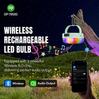 Haut-parleur sans fil haute puissance 8000mAh 80W, lampe RGB colorée, charge rapide Type C, batterie détachable, lumière d'urgence LED portable