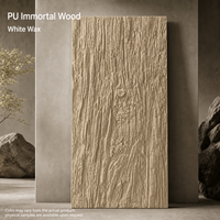 Panneau mural en PU imitation bois, 2 cm d'épaisseur, 1200x600 mm, imperméable, ignifuge, motif fleur de poirier, pour décoration de restaurant