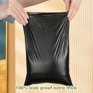 200 bolsas biodegradables para caca de perro en una caja a prueba de fugas sin perfume bolsas de basura fáciles de abrir - Product Image 4