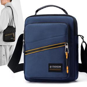 FASHION Men's Crossbody Bag Dark Blue Oxford Cloth Durable Everyday Use - Product Image 1