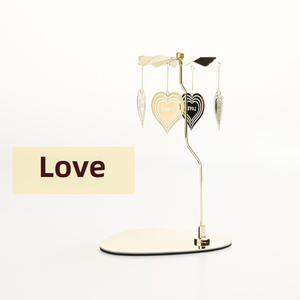 Linterna para el hogar, candelabro <span class=keywords><strong>giratorio</strong></span>, vela de aromaterapia, tarro, <span class=keywords><strong>cena</strong></span> con velas, ambiente romántico de vacaciones, accesorios, Fragancia - Product Image 6