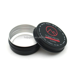 Envases cosméticos vacíos 20G 30g 60g plata oro negro metal aluminio vela tarro lata para cosméticos - Product Image 4