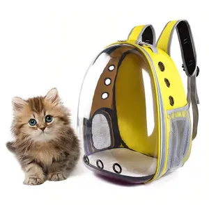 Dog Portable Transparent bag Cat Handbag Oxford backpack Pet Space Outdoors Bag