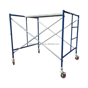 Répertoire d'usine Système d'échafaudage revêtu de poudre d'acier Cadre d'échafaudage Idéal pour la construction intérieure et extérieure - Product Image 1