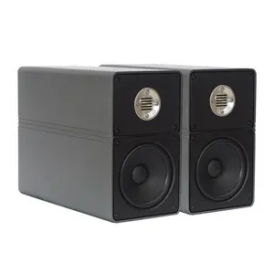 Brzhifi cl305 alto-falante para escritório, alto-falante bidirecional de 4 polegadas, frequência, home theater, alta fidelidade, estante para desktop, reproduzir elac 310ce