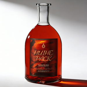 Bouteille en verre clair <span class=keywords><strong>de</strong></span> qualité supérieure, 70cl 75cl, fabriquée directement en usine, pour gin, whisky, tequila, <span class=keywords><strong>rhum</strong></span>, avec finition Carnette - Product Image 3
