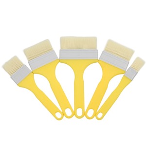 Brochas Planas para Pintar de 1, 2, 3 y 4 Pulgadas con Cerdas Suaves y Mango de Plástico para Pintura a Base de Agua, Uso en Bricolaje y Ferretería - Product Image 4