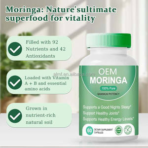 แคปซูลมะรุมบริสุทธิ์100% จำนวน60แคปซูลอาหารเสริมได้รับการรับรอง <span class=keywords><strong>GMP</strong></span> จัดส่งรวดเร็วรองรับพลังงานการนอนหลับของผู้ใหญ่ - Product Image 5