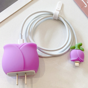 Caricabatterie protettivi morbidi in silicone e set di dati via cavo custodia per caricabatterie <span class=keywords><strong>Iphone</strong></span> - Product Image 5