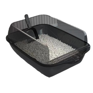 Extra Large Semi Enclosed <b>Cat</b> <b>Litter</b> Box 50x36x20cm With Sifter For <b>Cats</b> Pet Supplies - Product Image 5