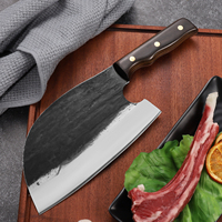 Couteau chinois Super Sharp en acier au carbone à prix d'usine et couteau à découper avec manche en ébène