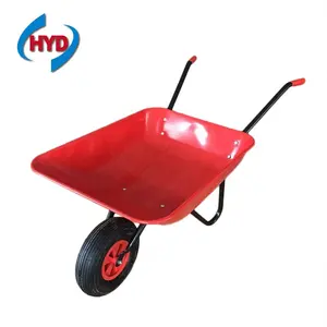 Tekerlek ödünç bahçe Wheelborrows popüler Metal inşaat el arabası tekerlekleri katı Handy el arabası bahçe