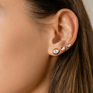 Gemnel Blue Sapphire Venus Pinky <b>Ring</b> 925 Sterling <b>Silver</b> Oval Bulbous Setting Fluffy jewelry <b>Sets</b> - Product Image 4