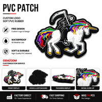 Badge en caoutchouc souple 3D gaufré avec logo personnalisé, motif dessin animé, pour chapeaux, vêtements, sacs, fixation auto-agrippante ou à coudre, patch en PVC souple, prix de gros