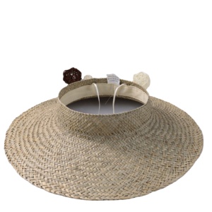 Mũ Che Nắng Đi Biển Du Lịch Mùa Hè Mũ Rơm Rộng Vành Mềm Cho Nữ Mũ Rơm Che Nắng Tùy Chỉnh Đính Kim Cương Giả Chống Tia Cực Tím - Product Image 1